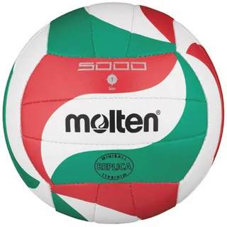 Molten Volleyball Miniball Weiß/Grün/Rot, Gr. 135g, Ø150 mm