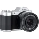 Rollei Powerflex 10x Retro (4.9 - 49 mm, 64 Mpx, 1/2.8"), Kamera, Silber, Schwarz