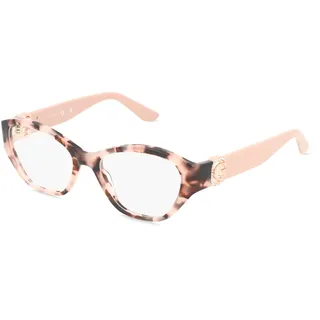 GUESS GU50119 Damen-Brille inkl. Gläser Vollrand Cateye Acetat-Gestell 51mm/16mm/140mm, pink