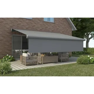 Primaster Kassetten-Markise 400 x 300 cm grau