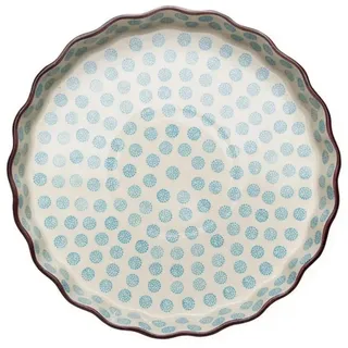 Tranquillo Quiche Form Retro, blau 27cm