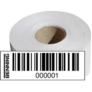 Benning Barcodeetiketten Nr. 1-1000