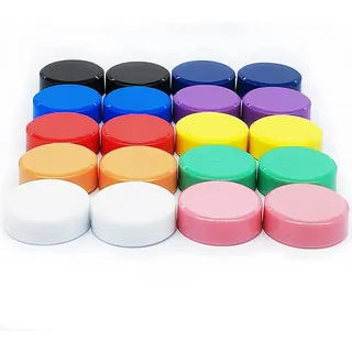 PYJLBX Magnete für magnettafel, 20 Stück Magnet kühlschrankmagnete, Magnete kühlschrank magneten kleine Mini Magnete bunt rund whiteboard Magnete stark Magnets für Kühlschrank, Magnetwand (10 Farben)