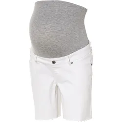 esmara® Damen Jeansshorts Umstand (Weiß, 34)