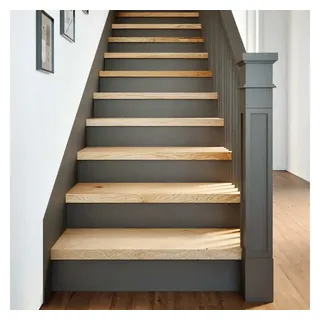 vidaXL Treppenstufen 8 Stk. Unbehandelt 70x30x2 cm Massivholz Eiche