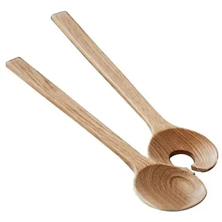 Bitz Salatbesteck 24 cm Eiche