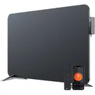 Metall Infrarotheizung mit Smart Thermostat - Schwarz / 750 Watt