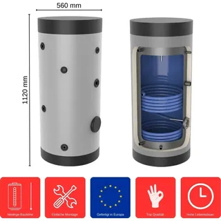 feueranker Brauchwasserspeicher 150 Liter SP-1-150 Standspeicher Warmwasserspeicher Boiler