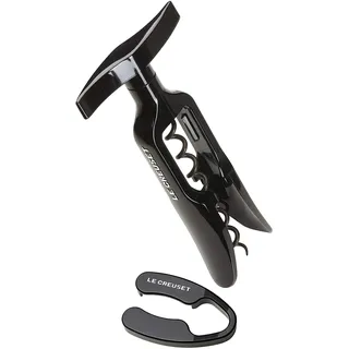 Le Creuset Korkenzieher mit Kapselschneider Geschenkset, GS 100, Kunststoff, Schwarz