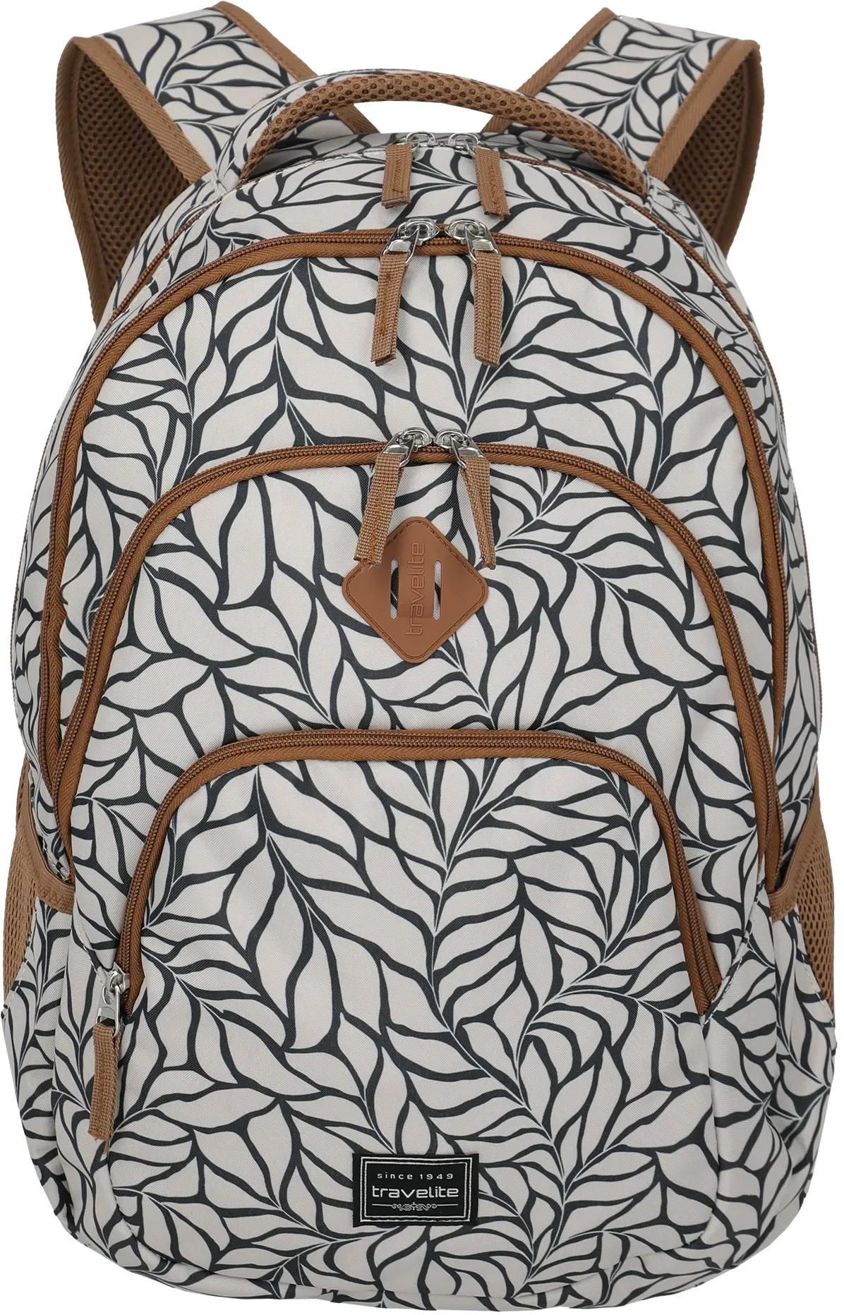 travelite BASICS Backpack Print Off-White