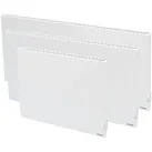 VASNER Konvi Hybrid Infrarotheizung 600 Watt weiß, Hybridheizung Infrarot + Konvektion, integriertes Thermostat mit Drehregler