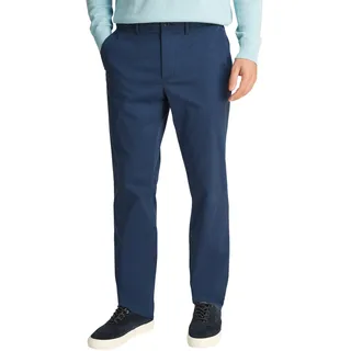 Tommy Hilfiger Herren Chino Hose Denton Satin Straight Fit, Blau (Aegean Sea), 30W/34L