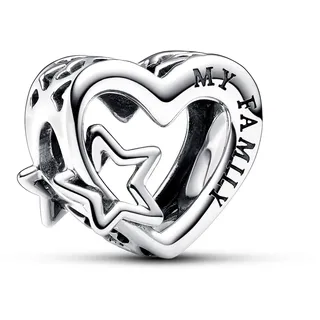 Pandora 792829C00 Silber, Charm Familie Herz & Stern