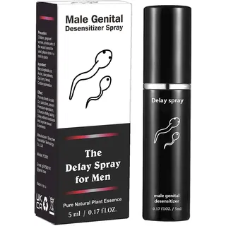 Verzögerungsspray für-Männer neueste-Formel kraftvoller Desensibilisator für Männer verlängert die Zeit des Mannes im Bett männliches Desensibilisierendes 0,17 fl.oz