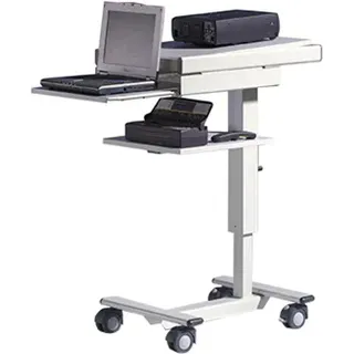 LCD-Projektionswagen mit Auszugsplatte und Elektroanschluss