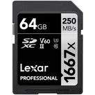 Lexar Professional 1667x UHS II SDXC 64GB V60 250MB/90MB