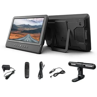 Reflexion Twin Monitor, tragbarer DVD Player für das Auto, 10.1 (25,6 cm) Zoll LCD-Bildschirm mit Haltegurt, Stereo, Elektronisches Antischocksystem, Auto Fernseher
