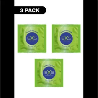 EXS Glow Laser Condoms 3 Leuchtkondome