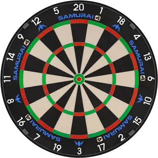 Mission Darts | Samurai 4 | Professionelle Bristle-Dartscheibe | Knife Wire | White Spider Edition
