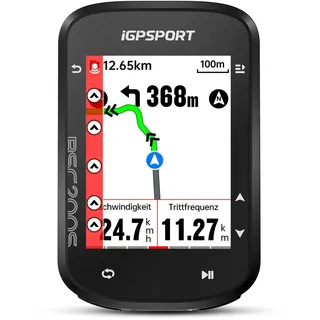 iGPSPORT BSC200S Fahrradcomputer Kabellos, 2,4“ Farbbildschirm GPS Routennavigation Fahrrad Tacho, Bluetooth ANT+ mit Kontinuierlicher Aufzeichnung (BSC200S)