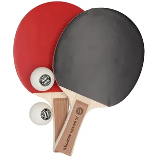 FC Bayern München I Tischtennisschläger Set| Rot I Fußball