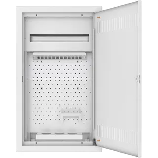 Multimediales Leergehäuse 18 Modulen halterung für den Modem und Möglichkeit zur Erweiterung der Modulanzahl MM-4/18e Doktorvolt