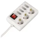 Hama - Steckdosenleiste - 230 V - 3500 Watt - Ausgangsanschlüsse: 7