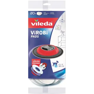 Vileda Virobi Slim Ersatz-Staubpads, 20er Pack
