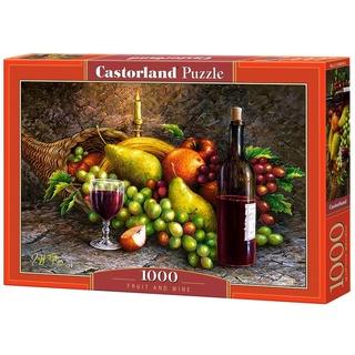 Castorland Fruit and Wine-1000 Pieces Puzzle, Bunt, 1000