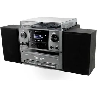 Soundmaster MCD5600SW Plattenspieler, Bluetooth, CD, Player, 2x 5 W), Stereoanlage