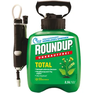 Roundup Unkrautfrei TOTAL 2,5 L Drucksprühsystem, -