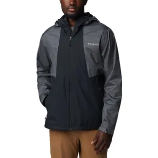 Columbia 192660970561 Wasserdicht Regenjacke, Schwarz, Graphite Heather, M
