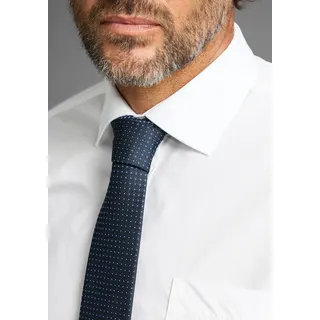MAN'S WORLD Krawatte mit edlem minimalistischem Muster-Design blau