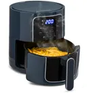 Klarstein Crisp-Pro Heißluftfritteuse Air Fryer 1400W 3,5 Ltr 8 Programme Timer Anthrazit