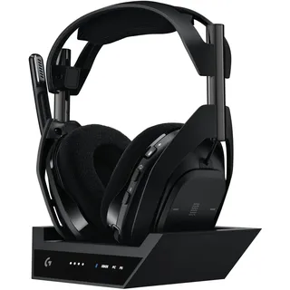 Logitech G Astro A50 X LIGHTSPEED (Kabellos), Gaming Headset, Schwarz