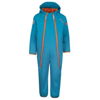 TROLLKIDS Nordkapp Overall - Deep Lagoon / Cinnamon - 80