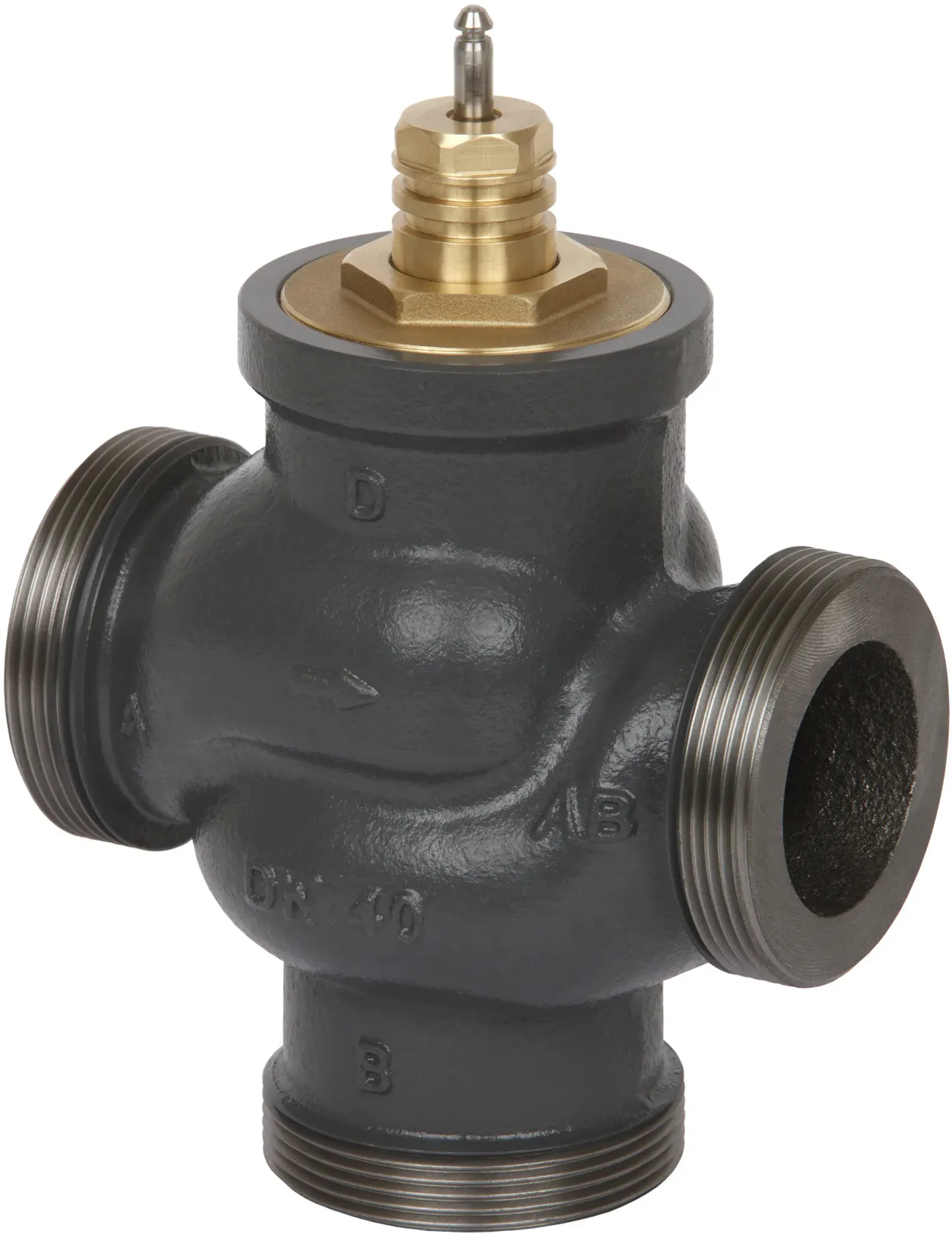 Danfoss 3-Wege-Mischventil VRG 3 DN40 Kvs 25,0, PN16, GG-25