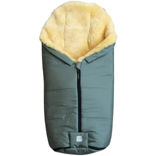Kaiser Baby, Kinderwagen Fusssack, Kaiser Lammfell Fusssack Iglu 2.0 für Buggy, Sport-, & Fahrradanhänger - salbei green/grey