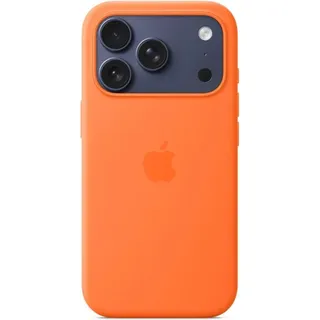 Apple iPhone 17 Pro Max Silikon Case mit MagSafe Orange