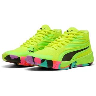 Puma Court Pro Marble Basketballschuhe 02 yellow alert/green glare 42.5
