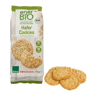 ROSSMANN enerBiO Bio Hafer Cookies Kekse 175,0 g