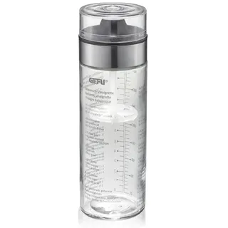 GEFU Dressing Shaker MIX 350 ml Glas auslaufsicher mit Doppelskala