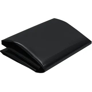 Hocamel 3x6m Teichfolie,Teichwanne Stärke 0.5mm-HDPE Schwarz Teichplane Dichtungsfolie Teichmembran Schwimmteich Folie,für Fischteiche, Brunnen, Wassergarten und Wasserfall,Gartenteich