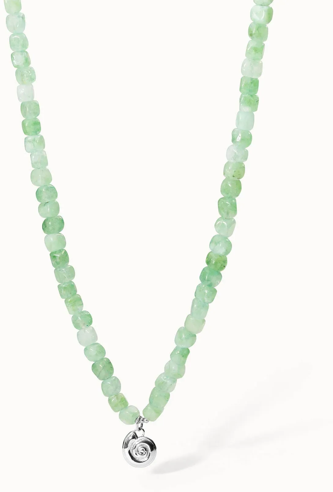 PURELEI Sundial Shell Jade Kette