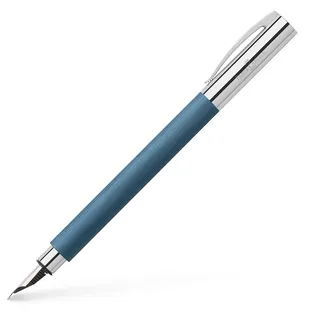 Edelharz Patronenfüller blau/silber M (mittel)
