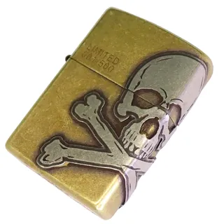 Zippo Skull Feuerzeuge Messing Fall Limited Design 2BB-Skull LTD