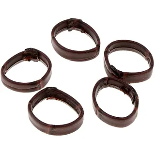 5 Stück / Stück PU-Leder Schlaufe Uhrenarmband Haltering Halter Ersatzteile ersetzen ?? 24mm Dunkelbraun ?? 20mm dunkelbraunNützlich und praktisch