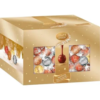 Lindt Lindor Kugeln Mixkarton Weihnachten Schokolade Packung 475g