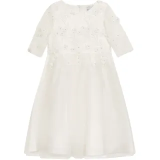 Partykleid DANAMADE "DANAMADE Dresses DLUANA", Mädchen, Gr. 146, EURO, weiß (ivory), Oberstoff: 100% Polyester / Futter: 100% Polyester, Kleider
