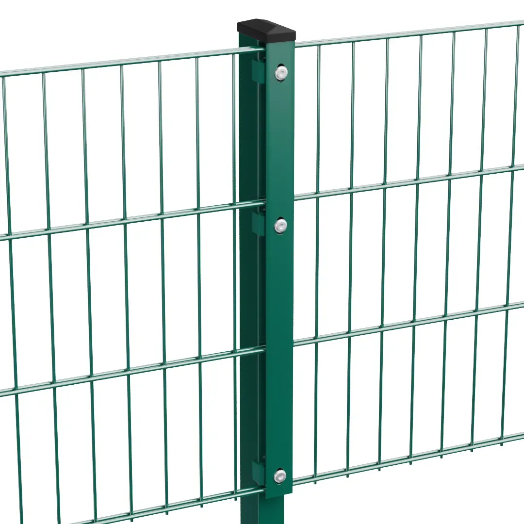 Doppelstabmatte Grün RAL 6005, Moosgrün, 630 mm x 6/5/6